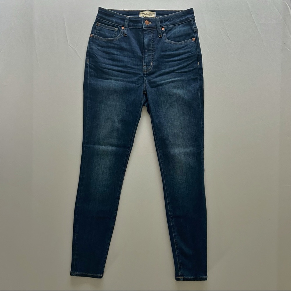 Madewell Curvy High Rise Skinny Jeans Dark Wash Size 26 Fall/Winter Denim